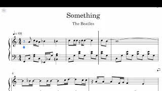 The Beatles - Something Sheet Music