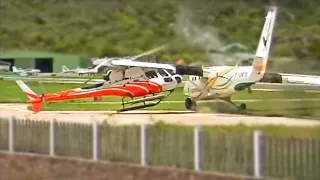 Plane Hits Helicopter