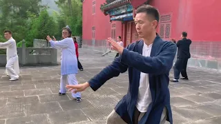 Complete record of Wudang TaijiQuan teaching demonstration, Tai Chi master Huangshan｜武当太极拳黄山老师完整示范