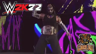 WWE2K22 - Jeff Hardy WWE Champion Entrance (SmackDown 2009)