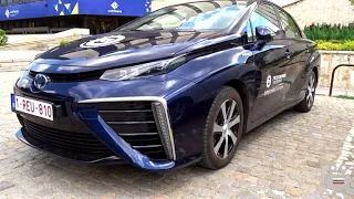 Toyota Mirai Hydrogen Fuel Cell Car - Test Drive, Interior and  Exterior