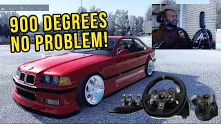 Real Life Drifter Learns To Drift in Assetto For First Time!