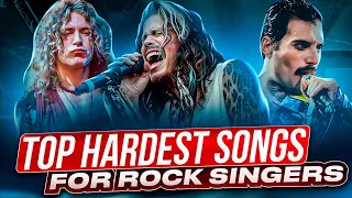 TOP 10 most difficult SONGS for a Rock Singer!