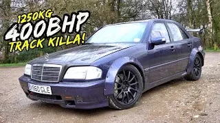 THIS 400BHP MERCEDES C43 AMG 5.5 SWAPPED TRACK CAR IS RAW!
