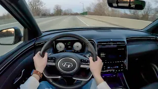 2023 Hyundai Santa Cruz Limited - POV Sunset Drive (Binaural Audio)