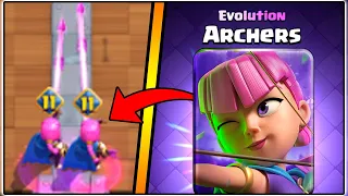 BEST ARCHERS EVOLUTION DECK | CLASH ROYALE | BEATING PRO PLAYERS!