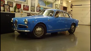 1957 Alfa Romeo Giulietta Sprint Veloce Alleggerita & Engine Sound - My Car Story with Lou Costabile