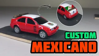 HICIMOS UN CUSTOM DEDICADO A LAS FIESTAS PATRIAS 🇲🇽🎉 #hotwheels #collection #custom