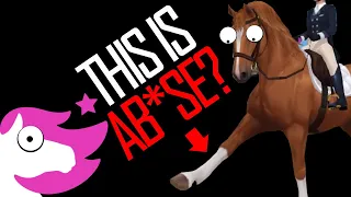 How horse games promote bad riding