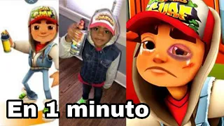 LA HISTORIA de SUBWAY SURFERS en 1 MINUTO, origen