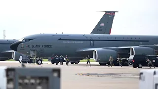 Crazy US Air Force Emergency Takeoff Action: KC-135 Stratotanker Crew at Full Throttle