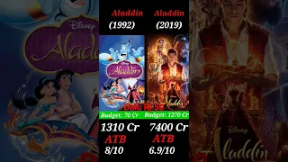 Aladdin(1992) vs Aladdin(2019) #shortvideo #viral #viralvideo #movie