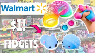 FIDGET SHOPPING AT WALMART!  Extreme Fidget Toy Hunting 🤑😍 Stress Balls, Noodles, Slime & more!
