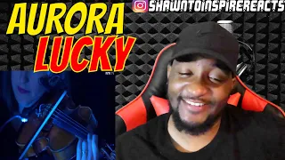 I Got Chills from this song❤| AURORA - Lucky (Live at Nidarosdomen) [REACTION!]