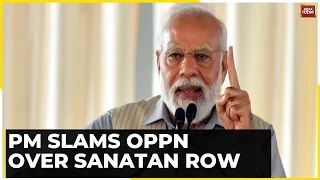 PM Modi Attacks Opposition Over Sanatan Row: India Bloc Anti-Hindu On Sanatan Row