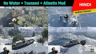 GTA 5 - How to Install No Water + Tsunami + Atlantis Mod | Hindi | Easy Step by Step