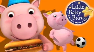 This Little Piggy Song | Nursery Rhymes for Babies by LittleBabyBum - ABCs and 123s