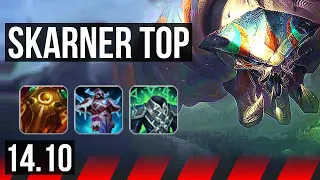 SKARNER vs JAYCE (TOP) | 12/0/10, Legendary, Rank 8 Skarner | KR Challenger | 14.10