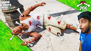 I Broke FRANKLIN'S 206 BONES in GTA 5😱100% Fun😂Gta 5 tamil | GTA V Bone Break Mod | Gta tamilan