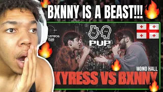 American Reacts to PVP FLOW: SKYRESS vs BXNNY (SEASON OFF) |Georgia Rap Reaction