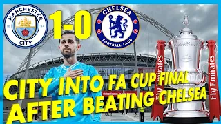 MANCHESTER CITY 1-0 CHELSEA | VLOG | CITY INTO FA CUP FINAL AFTER BEATING CHELSEA!