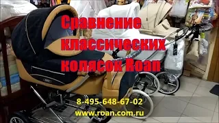 ROAN сравнение колясок Emma, Marita Prestige, Kortina