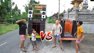 Battle Beatbox!! Muatan Sound Sistem Pake 2 Truk Tingkat 2