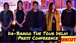 Salman Khan's Da-Bangg The Tour Delhi | Press Conference | Sonakshi Sinha | Kriti Sanon | UNCUT