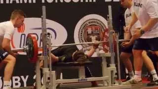 Anastasia Petrova (RUS) 3.att.: 150,5 kg 2014 IPF World Benchpress Championships