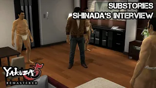 Yakuza 5 Remastered | Shinada Substories - Shinada's Interview