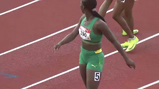 CARIFTA Games 2024 Grenada | Girls 100 Meter Hurdles Under 17 SF 2