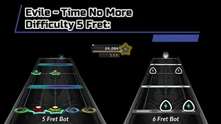 Evile - Time No More Clone Hero Chart Preview (5+6 Fret)