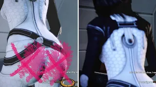 Miranda's Booty Shot Comparison - Mass Effect 2 VS Legendary Edition