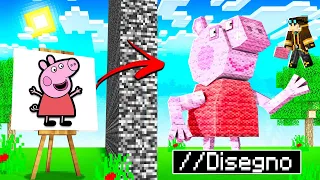 SE LA COSTRUISCI OTTIENI PEPPA PIG SU MINECRAFT!!