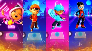 Yaya vs Boboiboy vs Boboiboy Ice vs Ejen Ali dab -  Bad Liar -  Tiles Hop EDM Rush