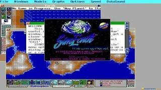 SimEarth gameplay (PC Game, 1990)