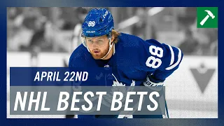 NHL Best Bets - April 22, 2024 | 2023/2024 NHL Betting and Daily Picks Presented by Pinnacle