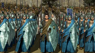 Elrond's Elves Vs. Easterlings From Rhûn | Lord Of The Rings Cinematic Battle | 10,000 Units