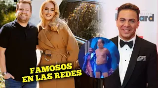 Famosos en las redes: Cristian Castro se desnuda en pleno concierto