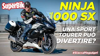 CONTRO LA MODA DELLE CROSSOVER! - Kawasaki Ninja 1000 SX: prova della sport tourer super concreta