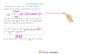 2022년 7월 고3 모의고사(학력평가) 수학 30번(미적분)