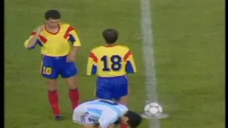 World Cup ITALY 1990 - Argentina Vs Romania 1-1 [Part II]