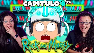 RICK Y MORTY: "LOS TURBIOS RECUERDOS DE MORTY"🤯🤯 - CAPITULO 8 T3🤯 REACCIÓN POR PRIMERA VEZ