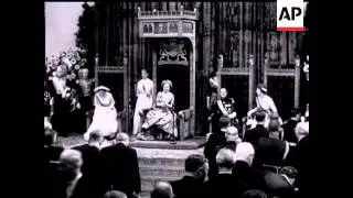 QUEEN JULIANA OPENS PARLIAMENT - SOUND