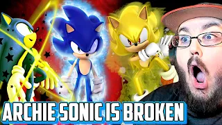 ARCHIE SONIC IS TO POWERFUL & BROKEN!!! Archie Sonic - The Power Nobody Can Beat #Sonic REACTION!!!