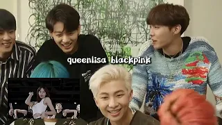 BTS react to BLACKPINK - 'Pink Venom' DANCE PRACTICE VIDEO