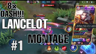 LANCELOT MONTAGE #1|RANK HIGHLIGHT|BEST MOMENTS,KILL,IMMUNE,TURRET DIVE|MLBB