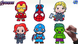 How to draw Avengers Characters