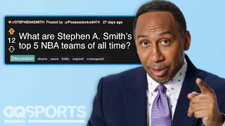 Stephen A. Smith Replies to Fans on the Internet | Actually Me | GQ Sports