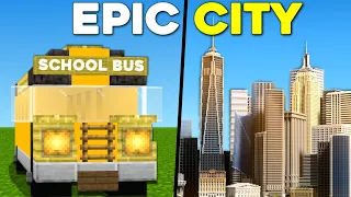 15 BEST City Build Hacks in Minecraft!